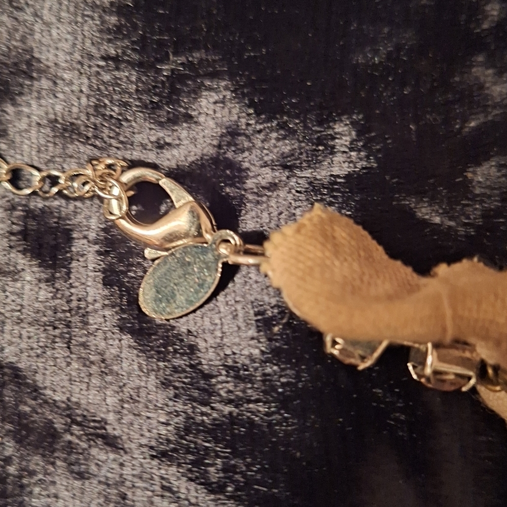 AE American EAGLE Vintage Y2K Knotted BRAIDED Crystal Necklace Chunky Edgy Boho - Picture 5 of 7